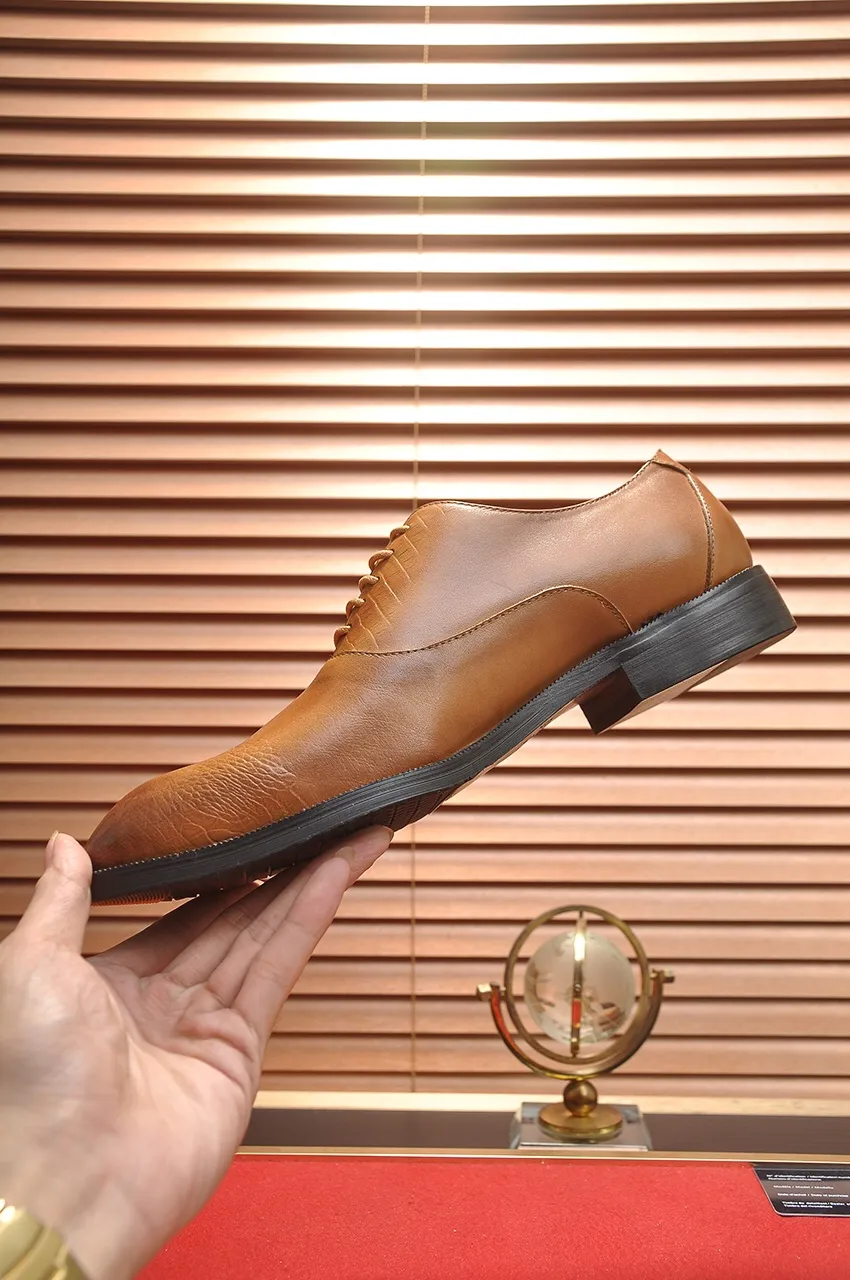 Men's shoes💰460💶[HERMES] (sheepskin lining)🍀Italian top luxury🍀He does not pursue novel styles and gorgeous colors, but attracts the favor of successful men with his flawless, elegant and classic style! This very, very comfortable, simple and stable style makes it easy to match any style! The pattern is absolutely 1:1 refined from the original case, and we strive for excellence in materials, imported cowhide + sheepskin lining💪💪💪extraordinary texture👍! .Black Brown Size: 38-45 (45 customized)